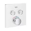 GROHE Grohtherm SmartControl látható rész, 2 funk., szögl., hold fehér, SmartBoxhoz
