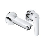   GROHE látható rész Eurosmart 2021 S fali mosdó csaptelep, egykaros, 2 lyukas, króm