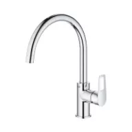   GROHE Bauloop mosogatócsaptelep, egykaros, elforgatható kifolyóval, króm