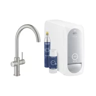   GROHE Blue Home C Kit (egykaros csaptelep + szabályozható szénsavadagoló)