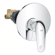   GROHE látható rész Euroeco falba süllyesztett zuhany csaptelephez, egykaros, króm