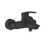   GROHE Eurosmart kád és zuhany csaptelep, egykaros, zuhanyszett nlk, matt fekete