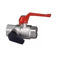   HERZ golyóscsap, karral, ürítőszeleppel, 110°C-ig, 3/4”BB