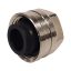 HERZ Design csatlakozó, fémcsőhöz, krómozott, gumitömítéssel, 15mmxM22x1.5