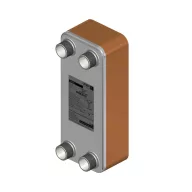   HEX PBF10L-20-5/4”forrasztott lemezes hőcserélő, hőszivattyús fűtésre, 7kW