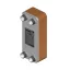 HEX PBF10M-110-5/4” hőcserélő, gázkazán fűtésleválasztáshoz, 110kW