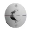 HANSGROHE ShowerSelect Comfort S termosztát, 2 fogyasztóhoz, falsík alatti, króm