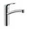 HANSGROHE Focus M41 160 mosogató csaptelep, egykaros, Eco, 1jer, króm