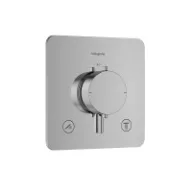   HANSGROHE Ecostat Comfort Q termosztát, 2 fogyasztóhoz, falsík alatti, króm