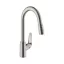 HANSGROHE Focus M42 konyhai csaptelep, egykaros, kihúzható zuhanyfejjel, inox