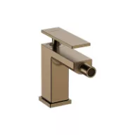   HANSGROHE Tecturis E bidé csaptelep, egykaros, leeresztővel, szálcsiszolt bronz