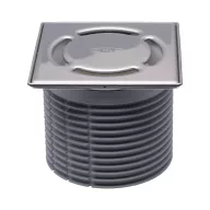   HL 037G.2E magasítóelem, öv rácstartóval, 150x150mm, D110mm