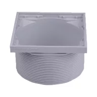 HL 062B.2E rácstartó, műanyag, 147x147mm, L=90mm, D145