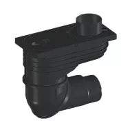   HL 600N esővíz süllyesztőszekrény, DN110/125 elf.csatl., fagyálló mech.bűzzárral