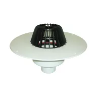 HL 62P/1 lapostető összefolyó, PVC karimával, DN110