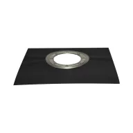   HL 8300 szigetelőklt inox szorítótárcsával, 500x500mm EPDM fóliával