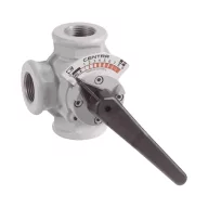 HONEYWELL keverőcsap, háromjáratú, PN6, kvs=25, 6/4”BB