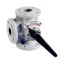 HONEYWELL keverőcsap, háromjáratú, karimás, kvs=40, PN6, DN50
