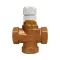 HONEYWELL termosztatikus keverő/váltószelep, háromjáratú, hollandival, 1”K