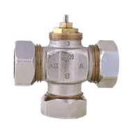   HONEYWELL keverőszelep, háromjáratú, termosztatikus, hollandival, kvs=4, 3/4”K