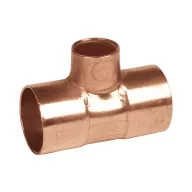 IBP 5130R forrasztható réz szűkített T-idom, 18x15x18mm