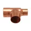 IBP 5130R forrasztható réz szűkített T-idom, 22x22x18mm