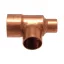 IBP 5130R forrasztható réz szűkített T-idom, 28x22x15mm