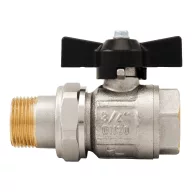 ITAP 098 Ideal golyóscsap, T-foganytús, fekete, 1”KB