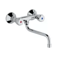 KLUDI Standard mosogató csaptelep, fali, lengőkaros