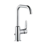   KLUDI Objekta mosdó csaptelep, egykaros, elfordítható kifolyóval, lefolygarn-val