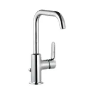   KLUDI Objekta mosdó csaptelep, egykaros, elfordítható kifolyóval, lefolygarn-val