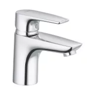   KLUDI Pure&Solid 75 mosdó csaptelep, egykaros, leeresztőszelep nélkül, króm