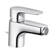   KLUDI Pure&Solid bidé csaptelep, egykaros, leeresztőszeleppel, króm