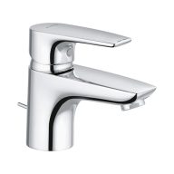   KLUDI Pure&Solid 60 mosdó csaptelep, egykaros, automata leeresztőszeleppel, króm