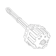   KOSPEL elektromos fűtőbetét, Kospel tárolókhoz, 6/4”, 400V, 4.5kW