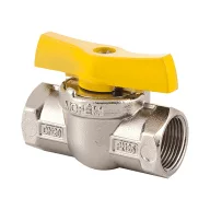 MOFÉM Flexum gázos golyóscsap, nikkelezett, 3/4”BB