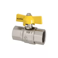 MOFÉM Flexum Evo gázos golyóscsap, nikkelezett, 1/2”BB