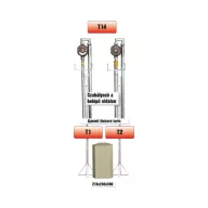   PEO T14 GG szabályzó állomás, előkerti, szab. a belépő oldalon, be:PE20/32,