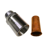 PEO GÁZGÉP KPE-acél összekötő, menetes 20x1/2”