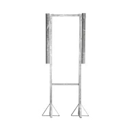   PEO T4 mérős alépítmény, előkerti, horganyzott, be/ki:PE32