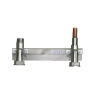   PEO T17SZR22 szerelősín védősz. nélküli fali mérőállomáshoz, be: 1”, ki:réz, 22mm