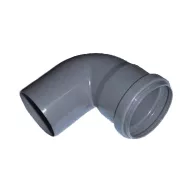 PIPELIFE KAB PVC lefolyó könyök 90°, 110mm