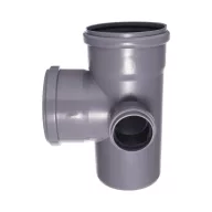   PIPELIFE KAED PVC lefolyó sarokleágazó idom, balos, 110/110/50mm