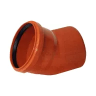 PIPELIFE KGB csatorna könyök 30°, 160mm