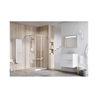   	
RAVAK Supernova II SRV2-80 195 S fél zuhanykabin, fehér + Pearl