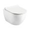 RAVAK Uni Chrome RimOff WC, mélyöblítésű, fali, fehér, 360x510x350mm