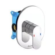   RAVAK Chrome CR 066.00 falba süllyesztett zuhany csaptelep, egykaros, R-Boxhoz