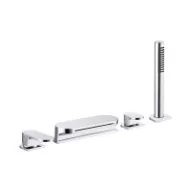   RAVAK Chrome CR 025.00 kádtöltő csaptelep, kádperemre szerelhető