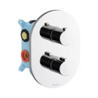   RAVAK Chrome CR 067.00 falba süllyesztett termoszt. csaptelep, R-Box Multihoz
