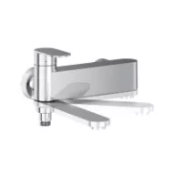   RAVAK Chrome CR II 022.00CR kádcsaptelep, fali, zuhanyszett nélkül, króm